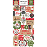 Echo Park My Favorite Christmas 6x13 Inch Chipboard Phrases (MFC190022)