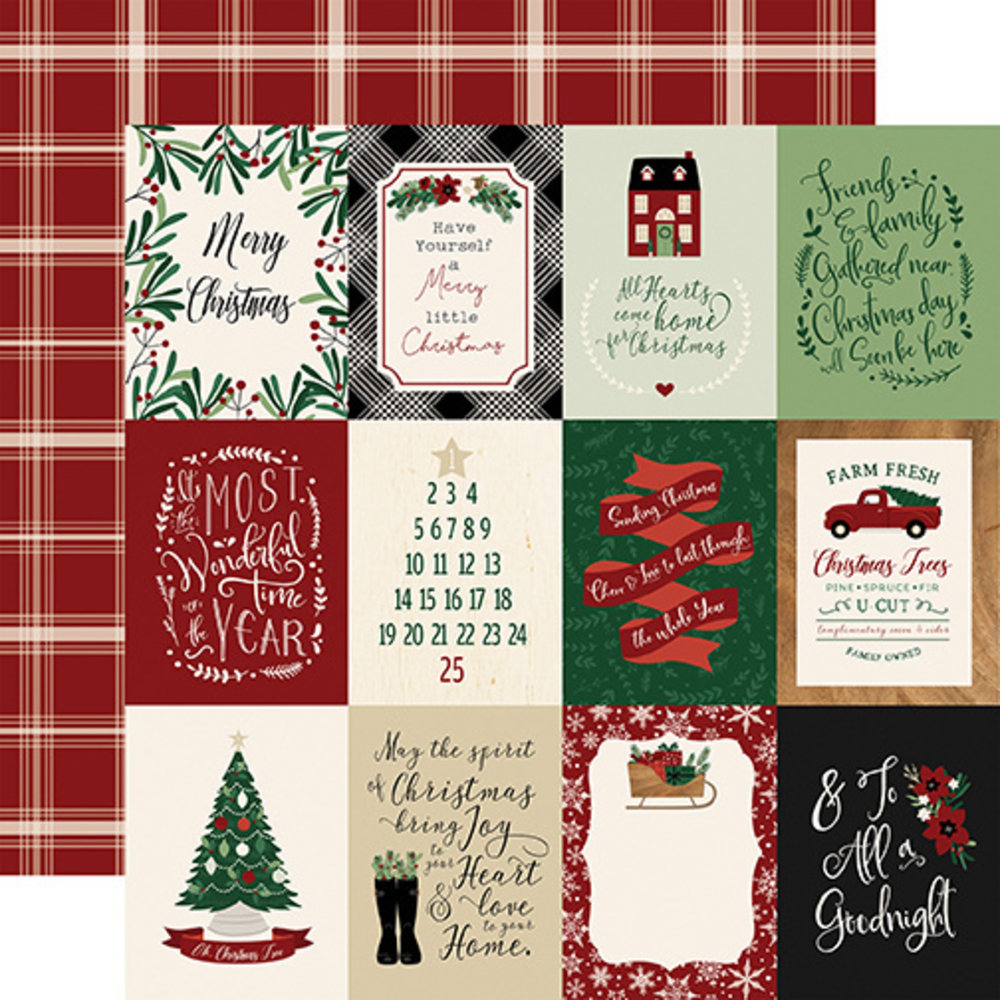 Echo Park A Cozy Christmas 12x12 Inch Collection Kit (ACC189016)