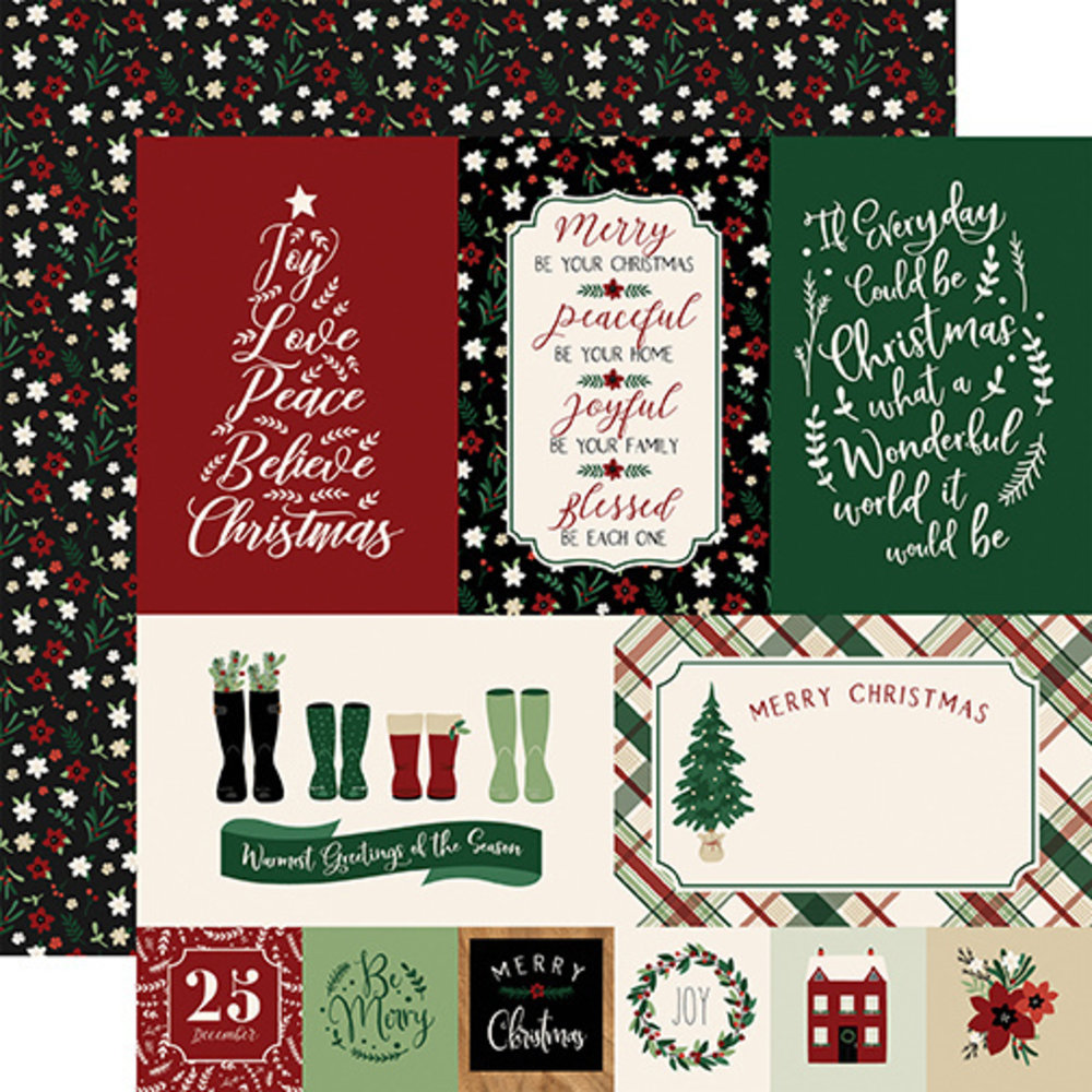 Echo Park A Cozy Christmas 12x12 Inch Collection Kit (ACC189016)