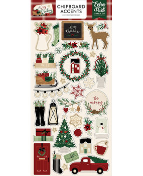 Echo Park A Cozy Christmas 6x13 Inch Chipboard Accents (ACC189021)