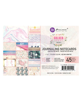 Prima Marketing Inc Golden Coast 4x6 Inch Journaling Cards (995102) Prima Marketing Inc Golden Coast 4x6 Inch Journaling Cards (995102)