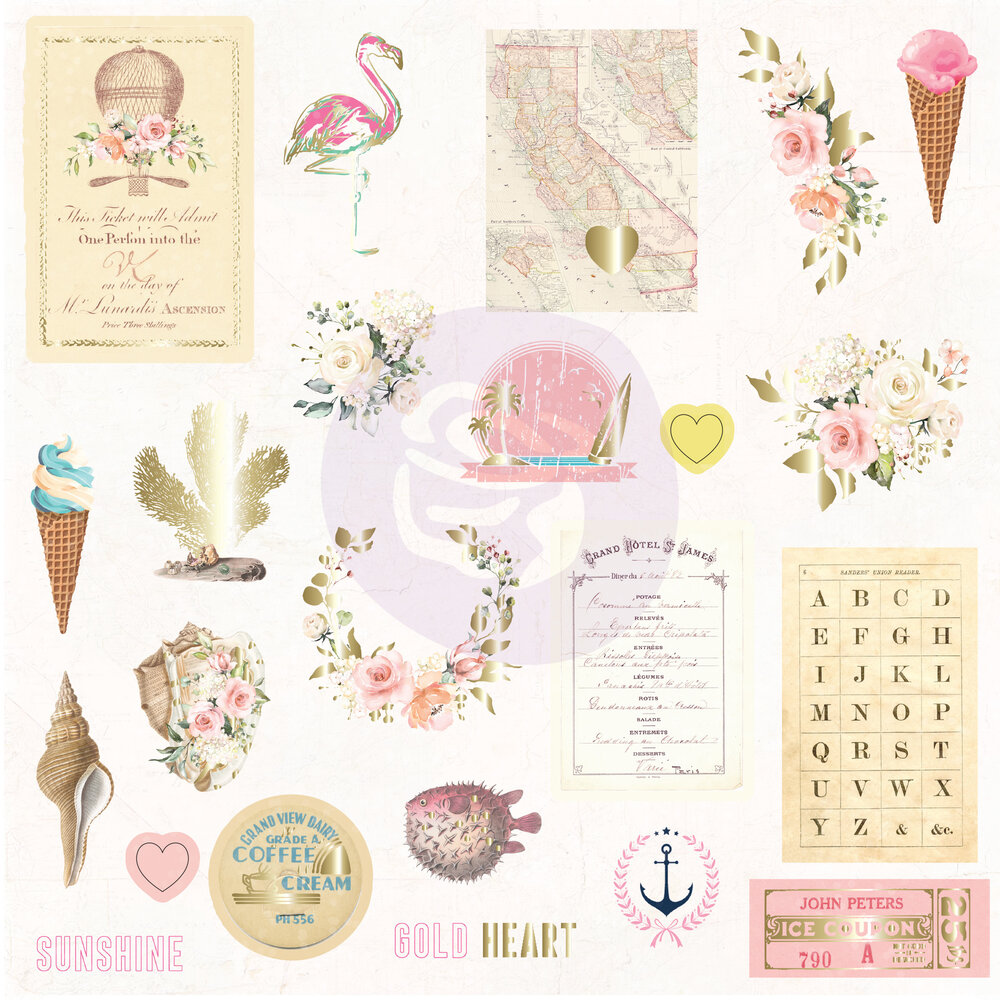 Prima Marketing Inc Golden Coast Ephemera (995126) Prima Marketing Inc Golden Coast Ephemera (995126)