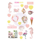 Prima Marketing Inc Golden Coast Puffy Stickers (995140)