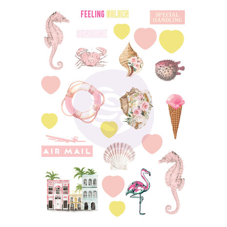 Prima Marketing Inc Golden Coast Puffy Stickers (995140) Prima Marketing Inc Golden Coast Puffy Stickers (995140)