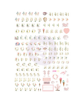 Prima Marketing Inc Golden Coast Alphabet Stickers (995119) Prima Marketing Inc Golden Coast Alphabet Stickers (995119)
