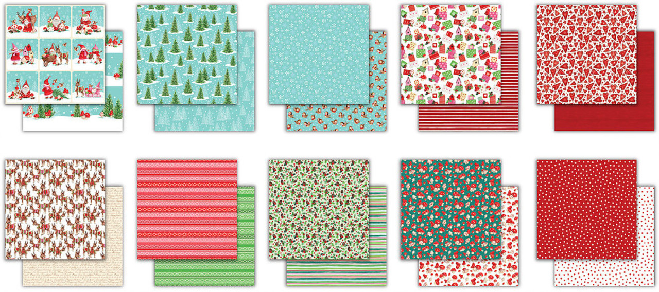 Craft Consortium It's Snome Time 12x12 Inch Paper Pad (CCPPAD011) Craft Consortium It's Snome Time 12x12 Inch Paper Pad (CCPPAD011)