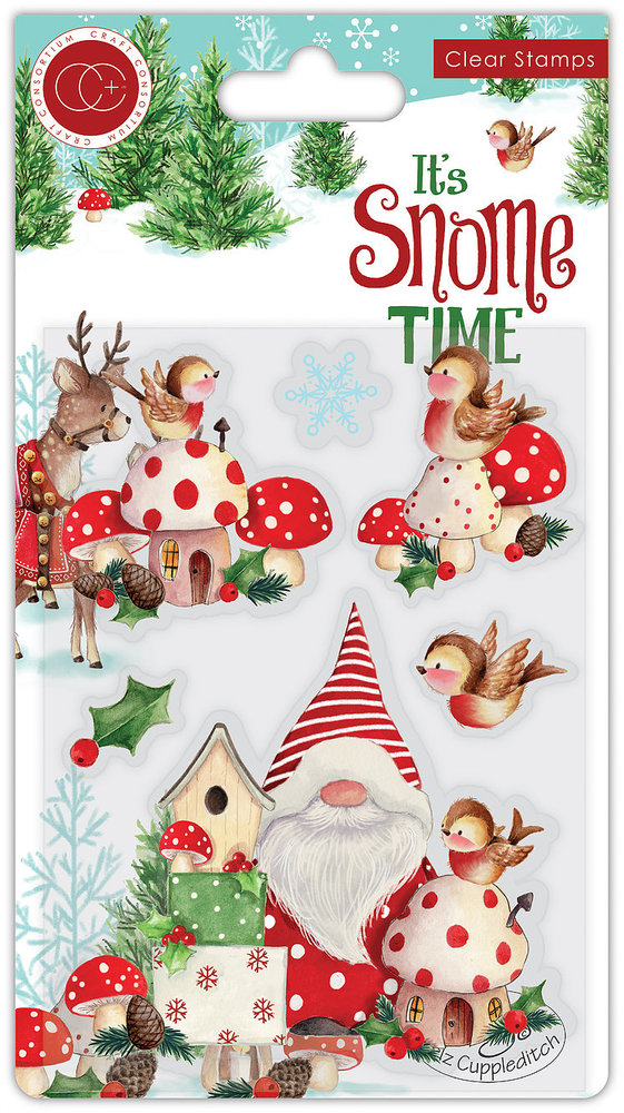 Craft Consortium Robin Mischief Clear Stamps (CCSTMP014) Craft Consortium Robin Mischief Clear Stamps (CCSTMP014)