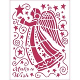 Stamperia Masking Stencil A5 Make a Wish Angel (KSD305)*