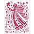 Masking Stencil A5 Make a Wish Angel (KSD305)* Masking Stencil A5 Make a Wish Angel (KSD305)*