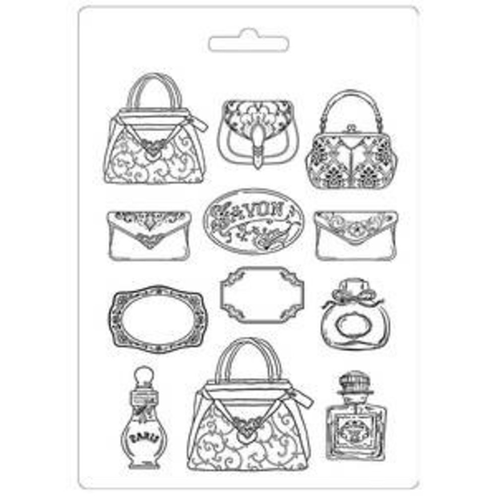 Stamperia Soft Maxi Mould Perfumery (K3PTA456) Stamperia Soft Maxi Mould Perfumery (K3PTA456)