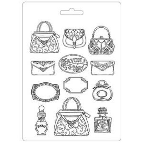 Stamperia Soft Maxi Mould Perfumery (K3PTA456) Stamperia Soft Maxi Mould Perfumery (K3PTA456)