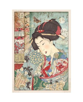 Stamperia Rice Paper A4 Oriental Garden Geisha (DFSA4392) Stamperia Rice Paper A4 Oriental Garden Geisha (DFSA4392)