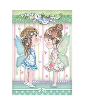 Stamperia Rice Paper A4 Fairies with Butterflies (DFSA4413) Stamperia Rice Paper A4 Fairies with Butterflies (DFSA4413)