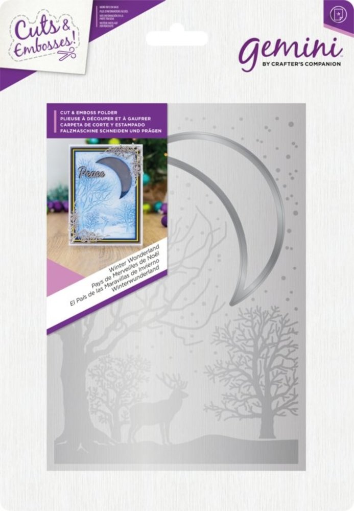 Gemini Winter Wonderland Cut & Embossing Folder (GEM-CEF-WWON) Gemini Winter Wonderland Cut & Embossing Folder (GEM-CEF-WWON)