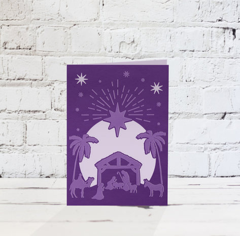 Gemini Away in a Manger Cut & Embossing Folder (GEM-CEF-AIAM)
