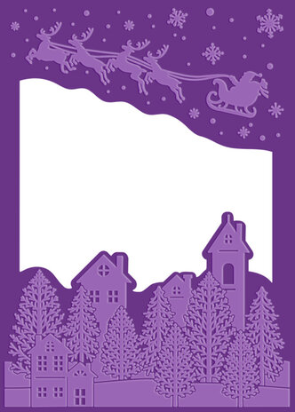 Gemini Christmas Eve Cut & Embossing Folder (GEM-CEF-CEVE)