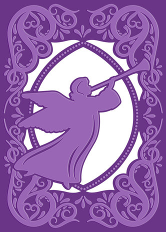 Gemini Christmas Angel Cut & Embossing Folder (GEM-CEF-CANG) Gemini Christmas Angel Cut & Embossing Folder (GEM-CEF-CANG)