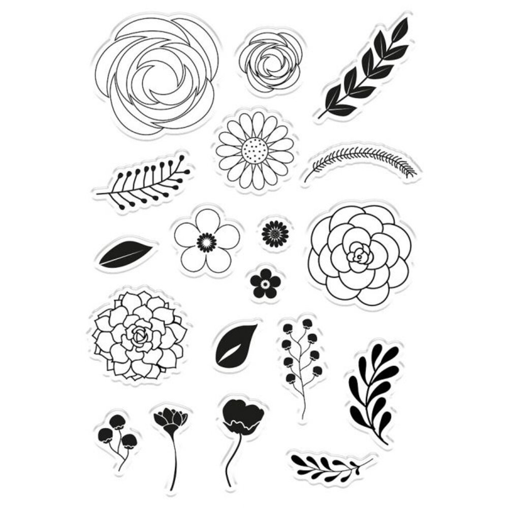 Crafter's Companion Summer Garden Clear Stamps (CC-SP-CA-SUG) Crafter's Companion Summer Garden Clear Stamps (CC-SP-CA-SUG)