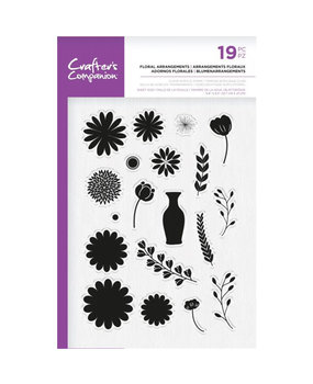 Crafter's Companion Floral Arrangements Clear Stamps (CC-ST-CA-FLR)