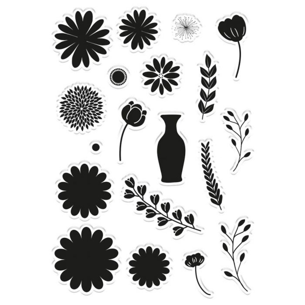 Crafter's Companion Floral Arrangements Clear Stamps (CC-ST-CA-FLR)