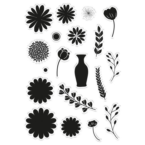 Crafter's Companion Floral Arrangements Clear Stamps (CC-ST-CA-FLR)