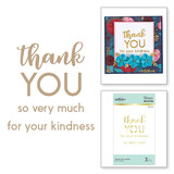 Spellbinders Thank You Combo Hot Foil Plate (GLP-145)