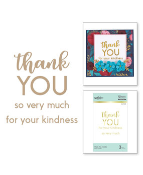 Spellbinders Thank You Combo Hot Foil Plate (GLP-145) Spellbinders Thank You Combo Hot Foil Plate (GLP-145)