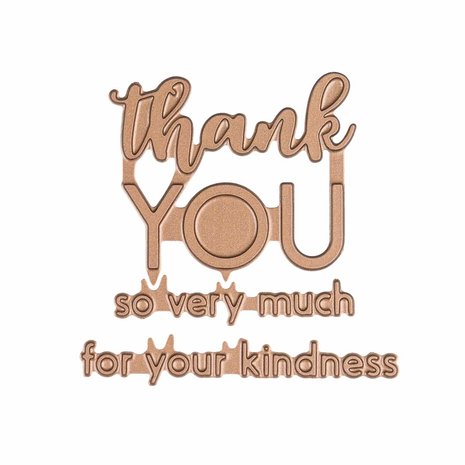 Spellbinders Thank You Combo Hot Foil Plate (GLP-145) Spellbinders Thank You Combo Hot Foil Plate (GLP-145)
