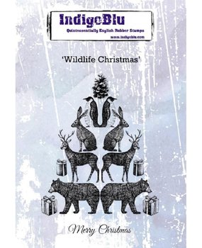 IndigoBlu Wildlife Christmas A6 Rubber Stamp (IND0552) IndigoBlu Wildlife Christmas A6 Rubber Stamp (IND0552)