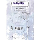 IndigoBlu Fox and Seal A6 Rubber Stamp (IND0553)