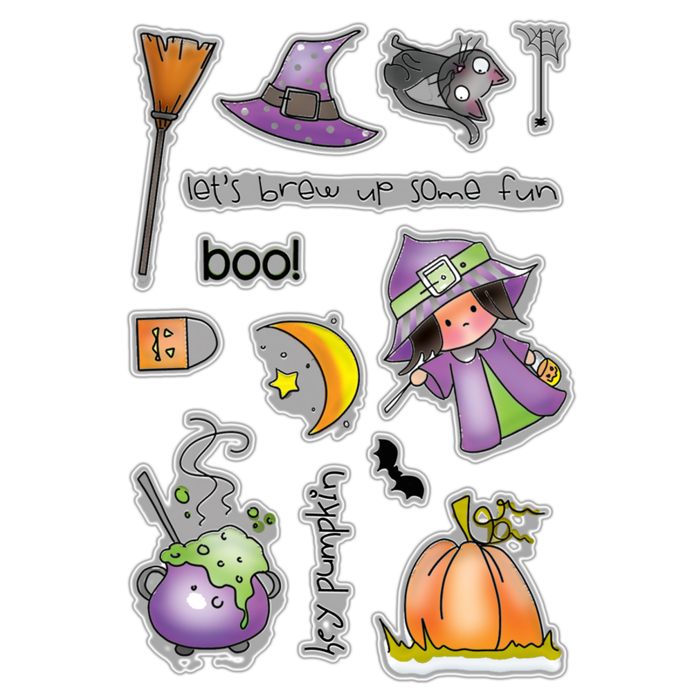 Polkadoodles Hey Pumpkin Clear Stamps (PD7456) Paperpads.nl