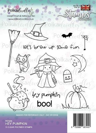 Polkadoodles Hey Pumpkin Clear Stamps (PD7456) Polkadoodles Hey Pumpkin Clear Stamps (PD7456)