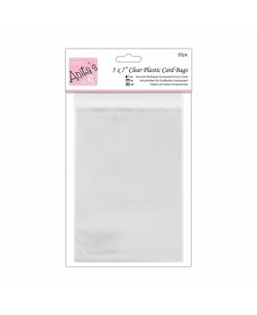Anita's Clear Plastic Card Bags 5x7 Inch (50pk) (ANT 1651006)