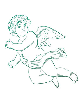 Couture Creations Cherub Mini Clear Stamp (CO726917) Couture Creations Cherub Mini Clear Stamp (CO726917)