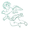 Couture Creations Cherub Mini Clear Stamp (CO726917) Couture Creations Cherub Mini Clear Stamp (CO726917)