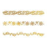 Couture Creations Naughty Or Nice Christmas Borders Hot Foil Stamp (CO726923)