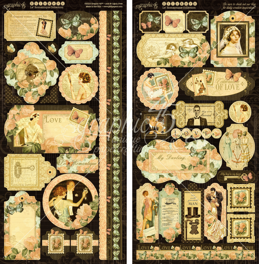 Graphic 45 Le Romantique 12x12 Inch Deluxe Collector's Edition (4501952) Graphic 45 Le Romantique 12x12 Inch Deluxe Collector's Edition (4501952)