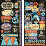 Graphic 45 Life's a Journey Stickers (4501949)