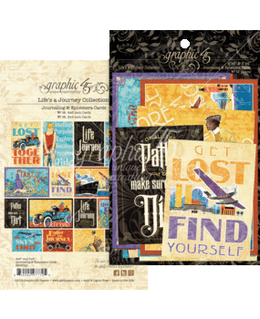 Graphic 45 Life's a Journey Journaling & Ephemera Cards (4501950) Graphic 45 Life's a Journey Journaling & Ephemera Cards (4501950)