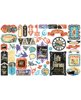 Graphic 45 Life's a Journey Die Cut Assortment (4501951)