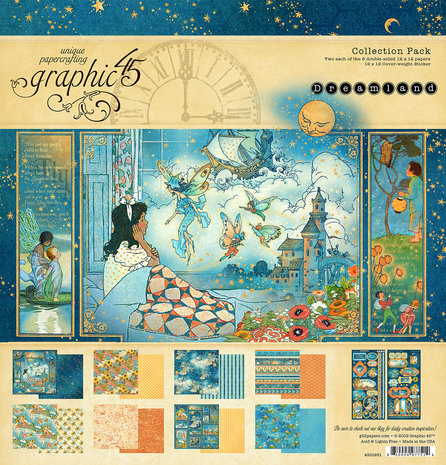 Graphic 45 Dreamland 12x12 Inch Collection Pack (4501931) Graphic 45 Dreamland 12x12 Inch Collection Pack (4501931)
