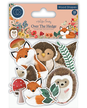 Craft Consortium Over The Hedge Printed Wood Shapes (CCWDNS001) Craft Consortium Over The Hedge Printed Wood Shapes (CCWDNS001)