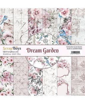 ScrapBoys Dream Garden 12x12 Inch Paper Set (DRGA-08)