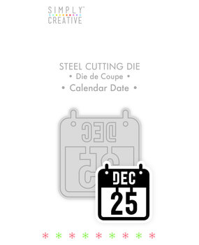 Simply Creative Calender Date Die (SCDIE129X19) OP=OP! Simply Creative Calender Date Die (SCDIE129X19) OP=OP!