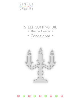 Simply Creative Candelabra Die (SCDIE126X19) OP=OP! Simply Creative Candelabra Die (SCDIE126X19) OP=OP!
