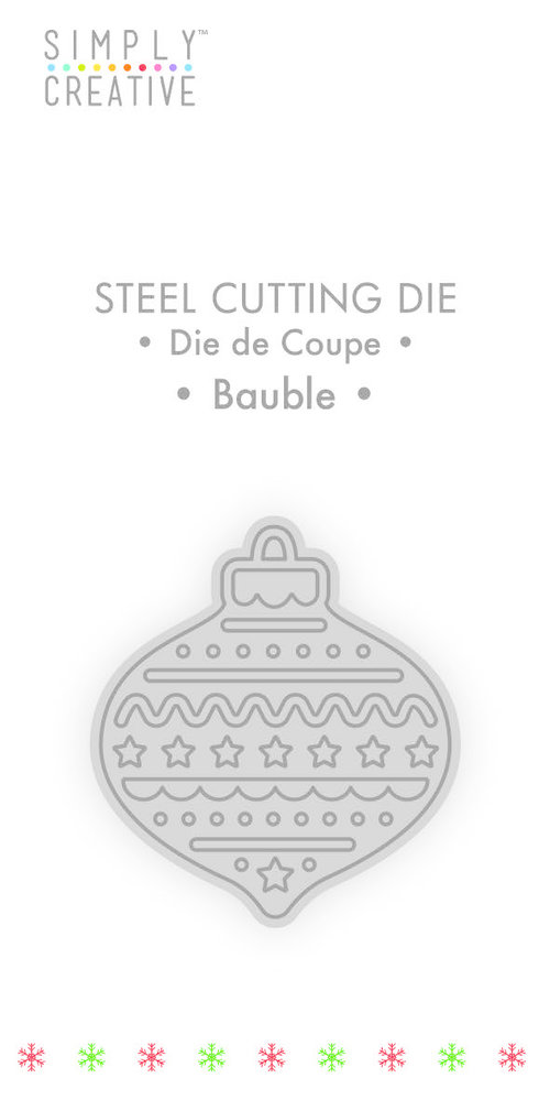 Simply Creative Bauble Die (SCDIE121X19) OP=OP!