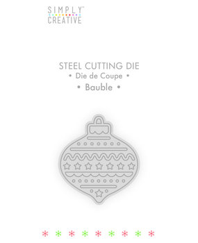 Simply Creative Bauble Die (SCDIE121X19) OP=OP! Simply Creative Bauble Die (SCDIE121X19) OP=OP!