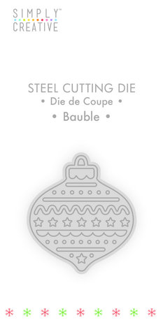 Simply Creative Bauble Die (SCDIE121X19) OP=OP!