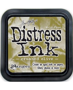 Ranger Distress Ink Pad Crushed Olive Ranger Distress Ink Pad Crushed Olive