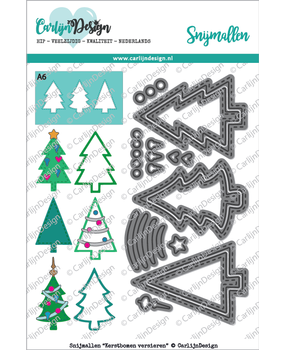 Carlijn Design Snijmal Kerstbomen Versieren (CDSN-0029)
